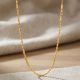 Italian Fancy Laser Cut Gold Chain