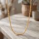 Laser Cut Link Italian Gold Chain