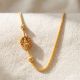 Antique Lakshmi Medallion Gold Chain