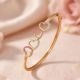 Heart Stone Casting Gold Gadi