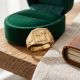Palm Tree Gold Ring