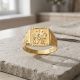 Minimalist Avian 22ct Gold Ring
