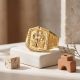 Baroque Bloom Gold Ring