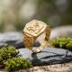 22 CT Palm Tree Gold Ring