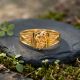 Om Vel Gold Ring