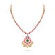 Elegant Silver Stone Necklace