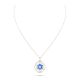 Stunning Silver Chain With Pendant Set