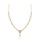Enchanting Floral Silver Necklace Set