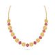 Latest Floral Design Silver Necklace