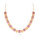 Elegant Floral Silver Necklace