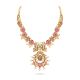 Stunning Peacock Design Silver Necklace
