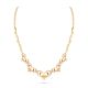 Stunning Floral Silver Necklace Set