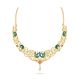 Peacock Design Silver Necklace Set