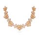 Gorgeous Floral Silver Necklace