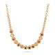 Silver Lakshmi Kodi Necklace With Gold Plated
