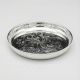 Lotus Shine Round Silver Plate