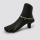 Elegant Festive Wear Silver Anklet