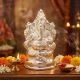 Divine God Silver Ganesh Idol
