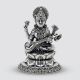Veena Saraswati Blessing Silver Idol