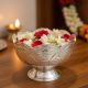 Divine Floral Pooja Silver Bowl