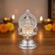 Sacred Lakshmi Motif Silver Kamakshi Vilakku