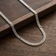 Silver Flat Curb Chain