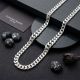 Silver Flat Curb Chain