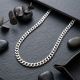 Silver Italian Curb Chain