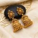Traditional Mayil Drop Silver Jimikki