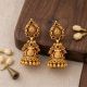 Floral Mayil Drops Silver Jimikki