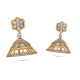 Stunning Diamond Jhumkas