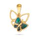 Enchanting Butterfly Gold Pendant