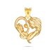 Charming Mother Child Heart Pendant