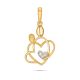 Pretty Heart Gold Pendant