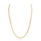 Fancy Hollow Leaf Gold Chain