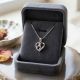 Classic Heart Pendant Silver Chain