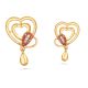 Elegant Heart Gold Earring