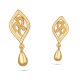 Enticing Gold Drop Earring