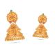 Bridal Wear Gold Jhumka Earring