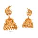 Bridal Wear Gold Jhumka Earring