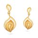 Enchanting Leaf Design Gold Earring