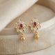 Bridal Florant Gold Diamond Drops