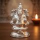 Divine Ganapathy Worship Silver Idol