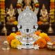 Traditional Silver Lakshmi Vilaku 