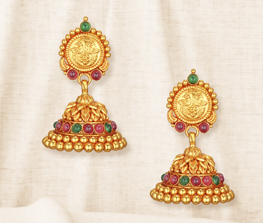 gold earrings